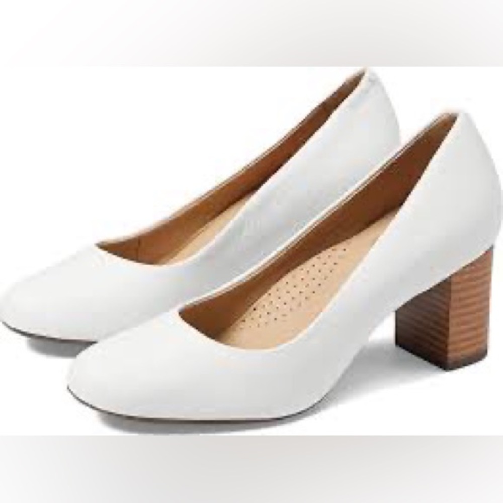 Marc Joseph White Patent Leather Pumps Size 7